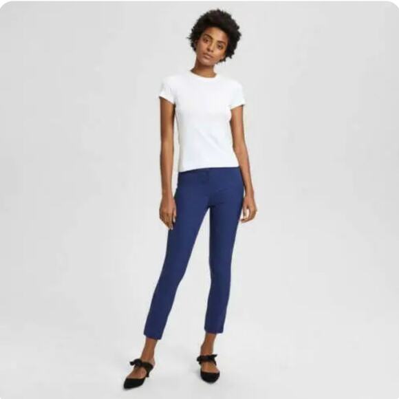 Theory Blue Skinny Pants | Size 4 - Picture 6 of 7